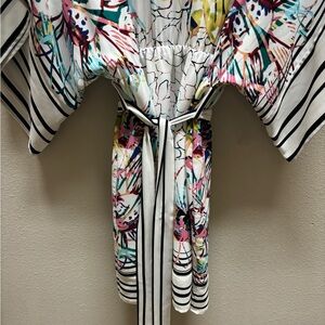 BCBG dolman sleeve colorful dress, so cute, size small